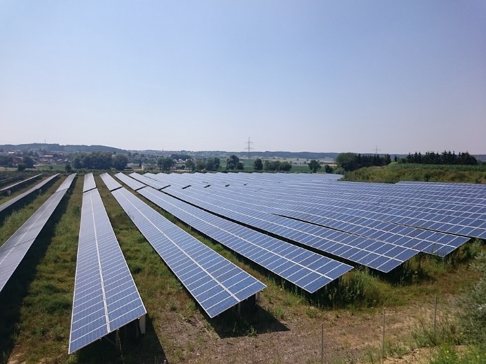  solar panels in a field