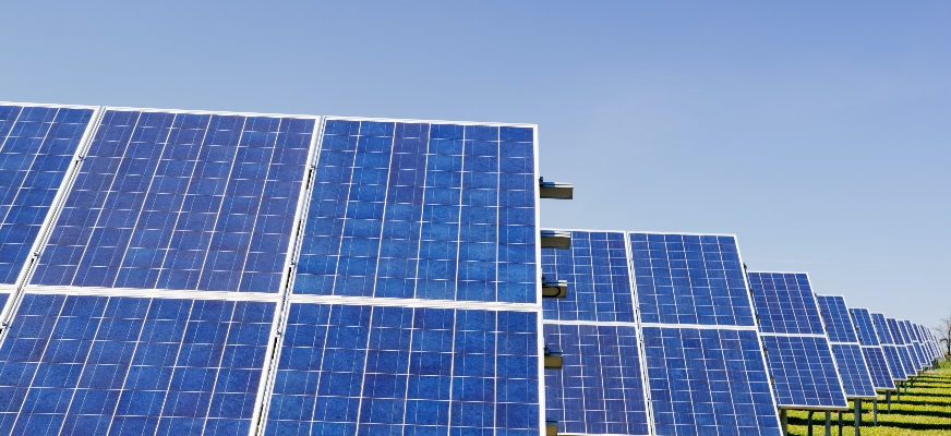 A set of solar panels.